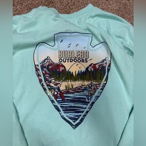 Men’s small burlebo fishing long sleeve tee